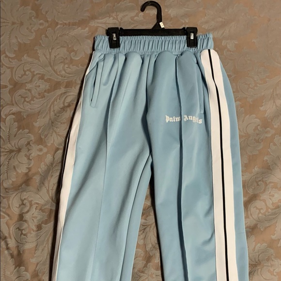 Palm Angels Track Pants Light Blue Hot 